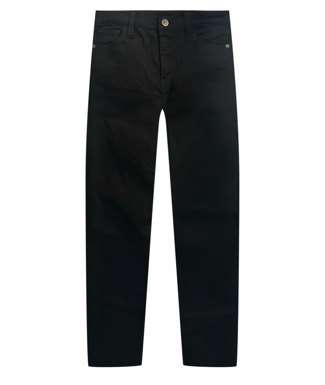 GUCCI Черные хлопко-эластановые джинсы слим, фото 1