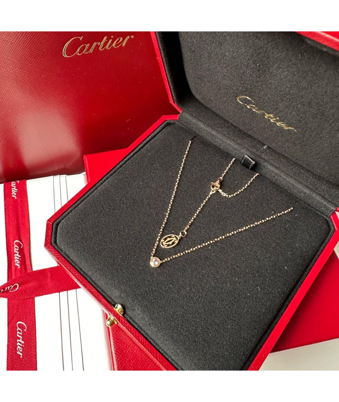 CARTIER Золотое колье из розового золота, фото 3