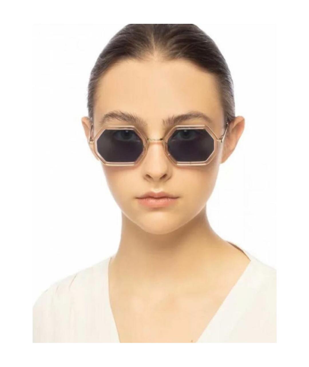 CHLOE Металлические солнцезащитные очки, фото 7