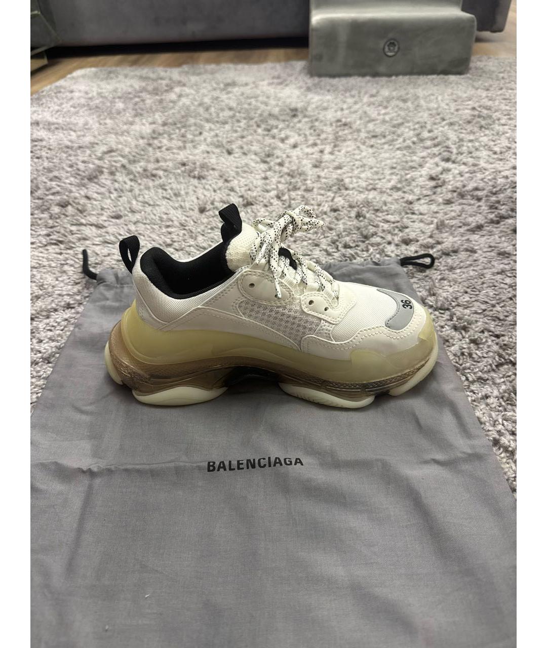 BALENCIAGA Белые кроссовки, фото 9