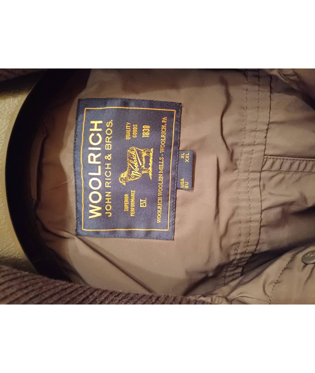 WOOLRICH Серая полиэстеровая куртка, фото 4