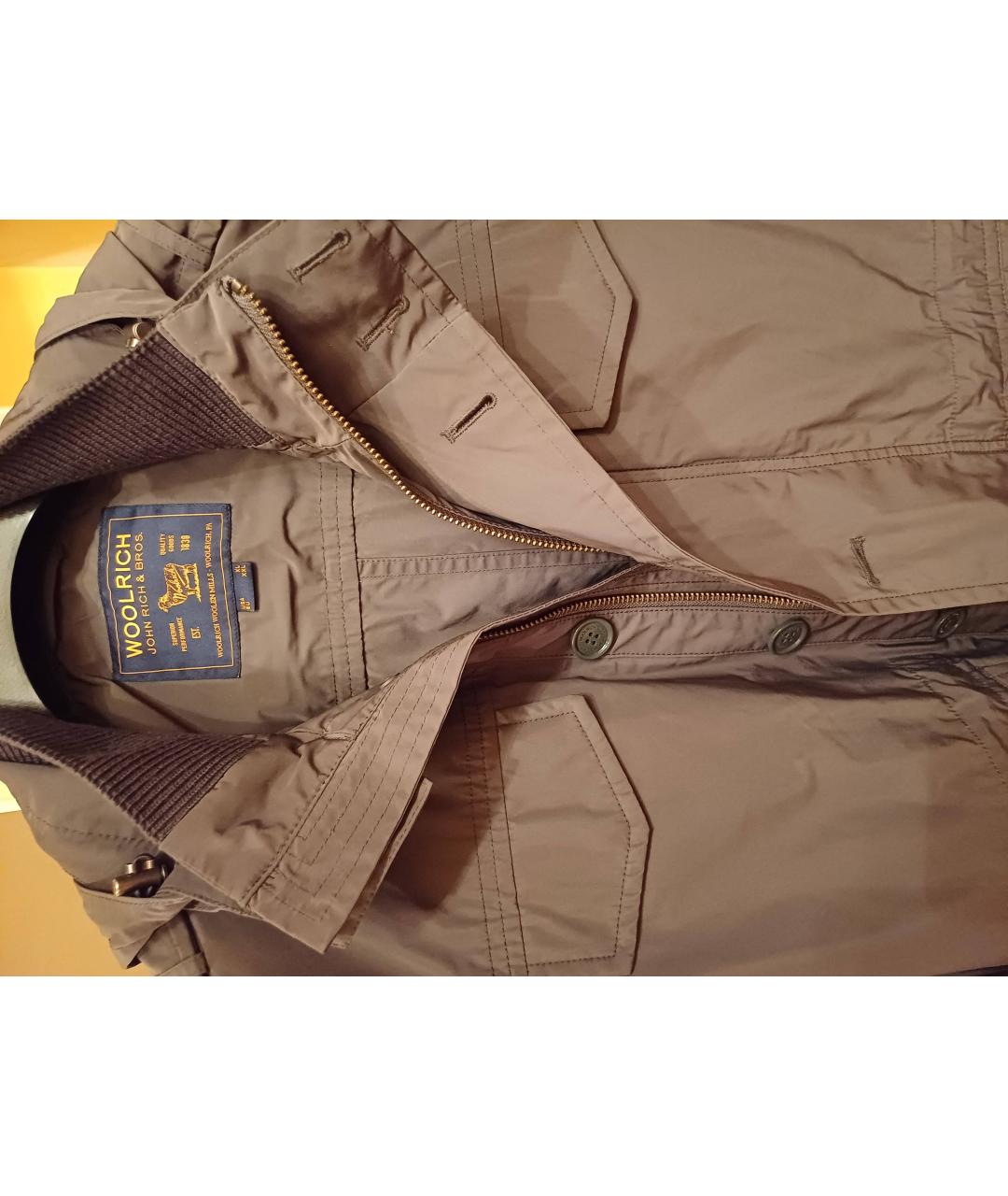 WOOLRICH Серая полиэстеровая куртка, фото 3