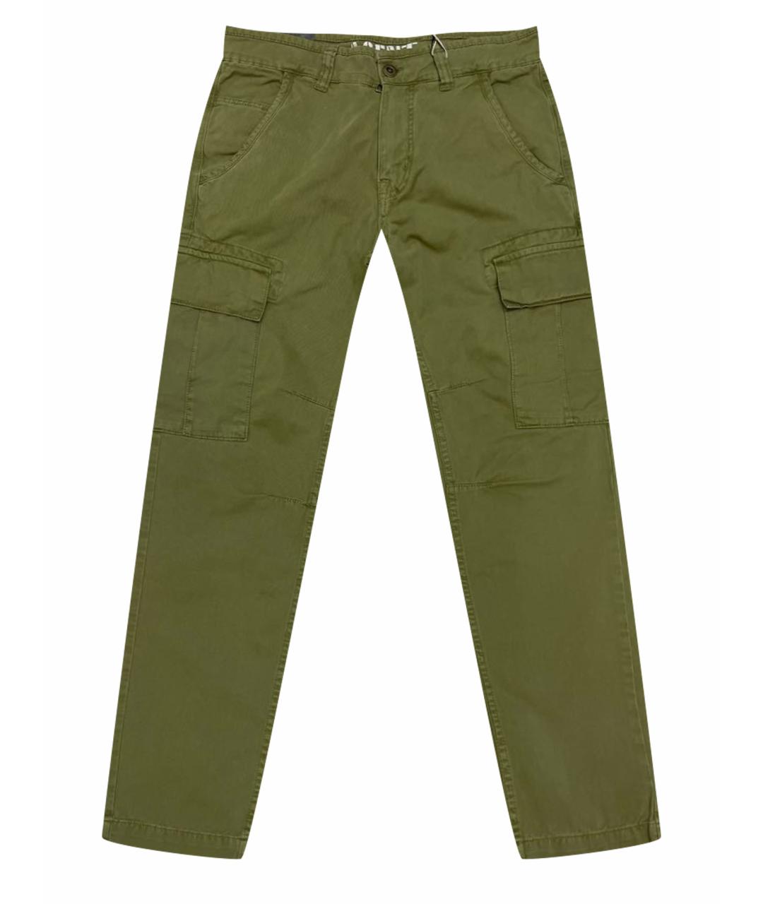 ALPHA INDUSTRIES Зеленые деним повседневные брюки, фото 1
