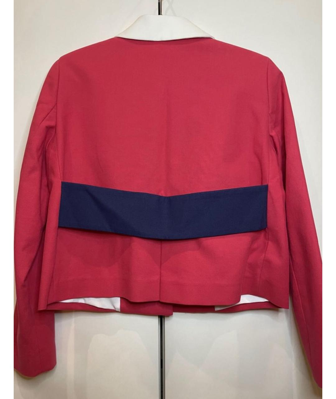MSGM Красный хлопковый жакет/пиджак, фото 2