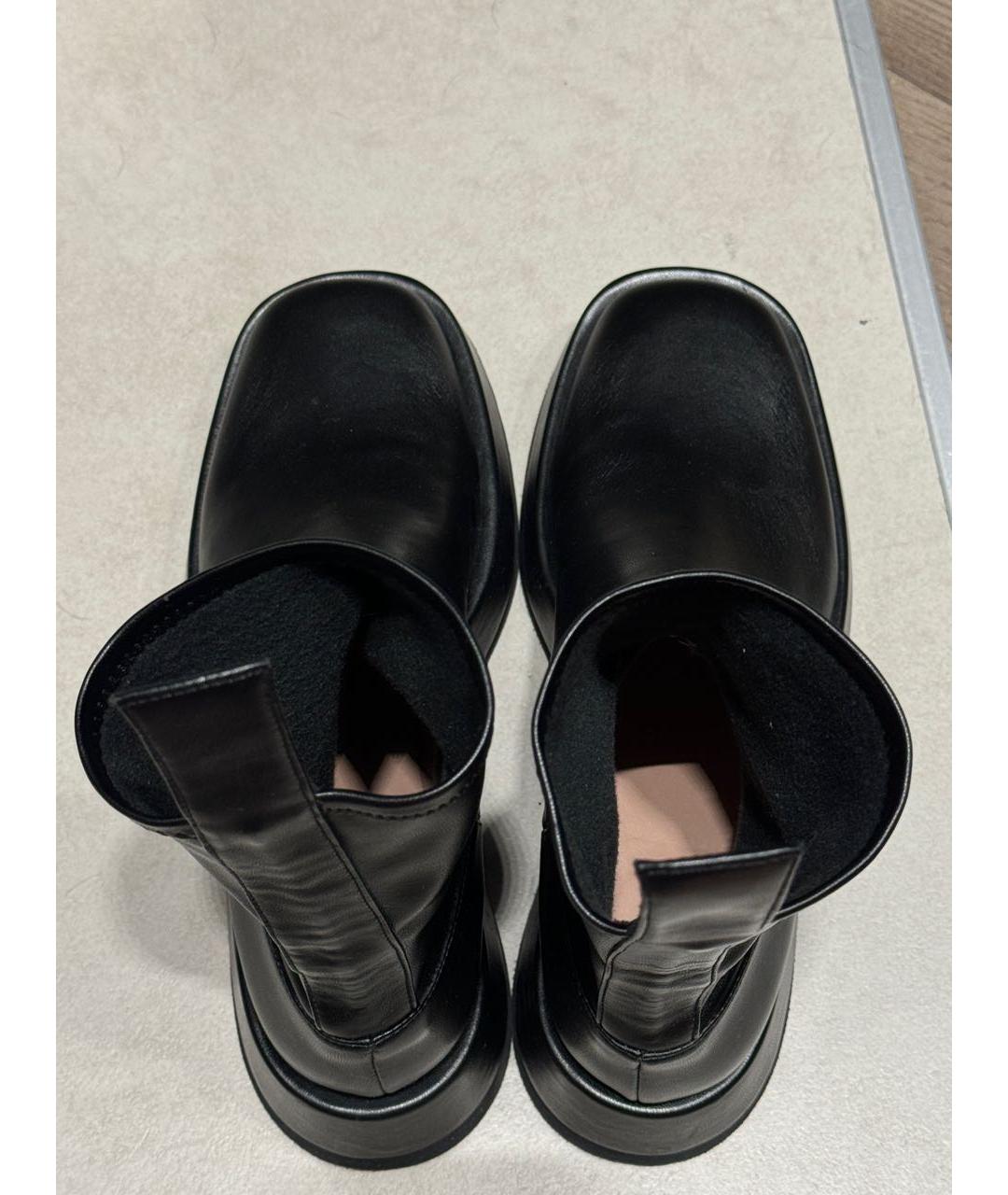 GIABORGHINI Черные кожаные ботинки, фото 5