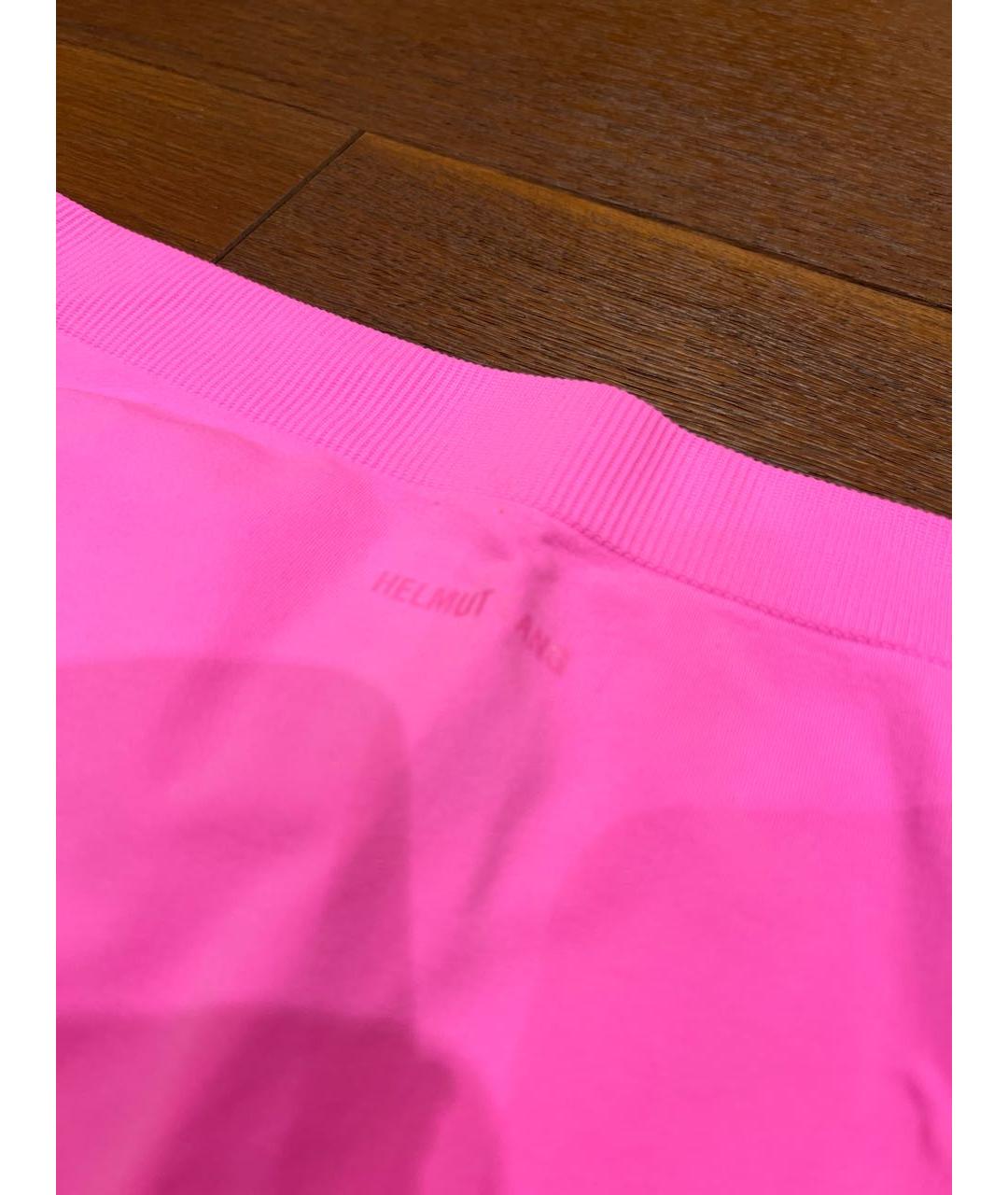 HELMUT LANG Розовые шорты, фото 4