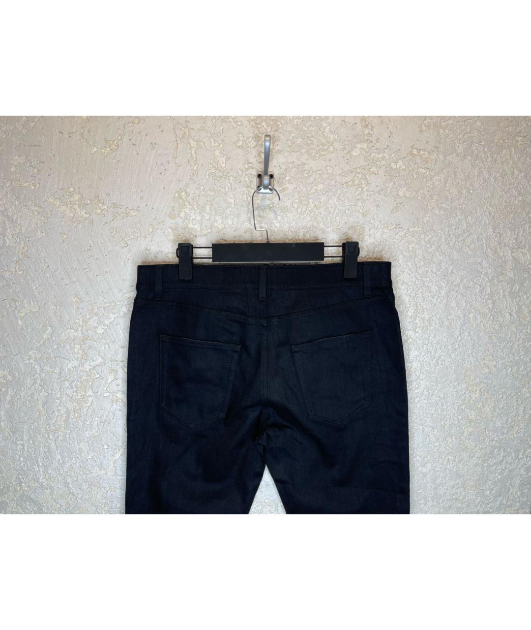 SAINT LAURENT Черные хлопко-эластановые джинсы скинни, фото 6