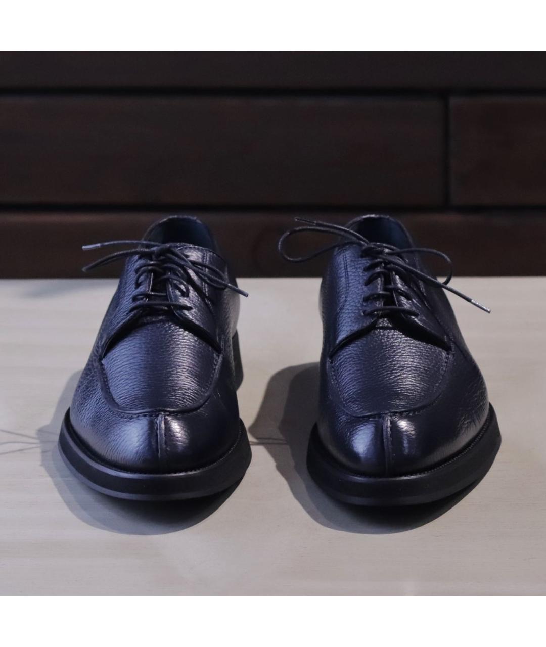 BRIONI Темно-синие кожаные туфли, фото 3