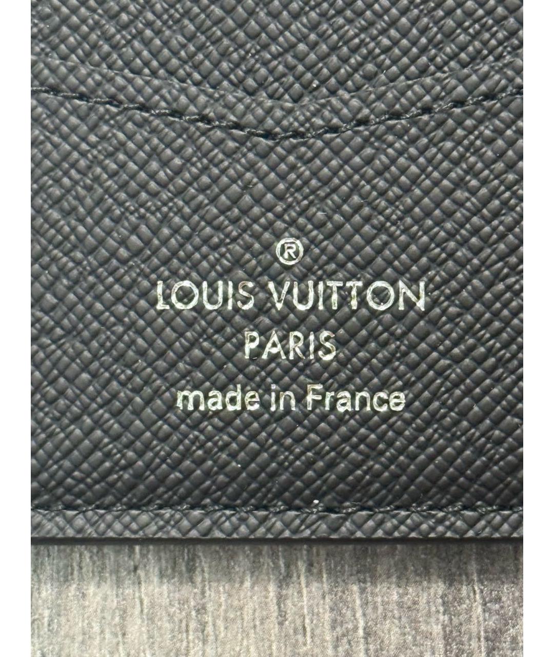 LOUIS VUITTON PRE-OWNED Черный кошелек, фото 7