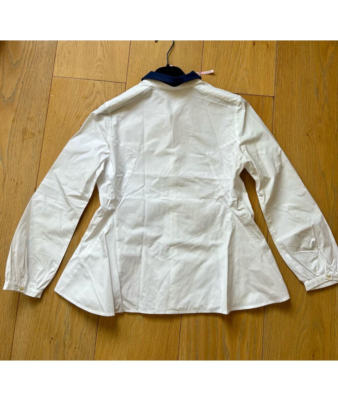 CHRISTIAN DIOR PRE-OWNED Белая хлопковая рубашка/блузка, фото 2