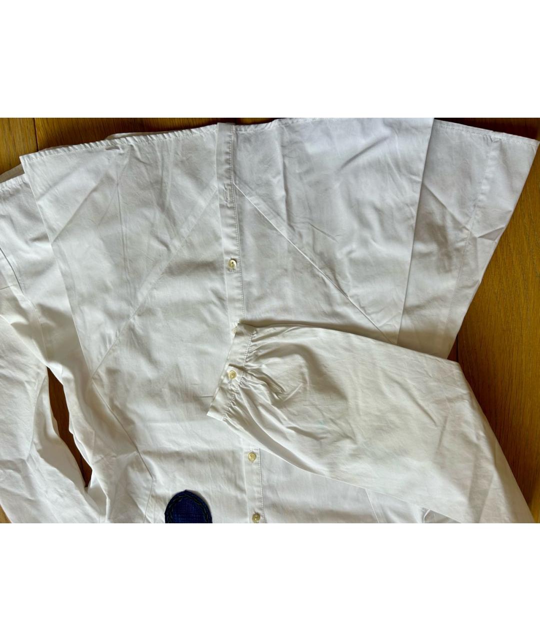 CHRISTIAN DIOR PRE-OWNED Белая хлопковая рубашка/блузка, фото 5