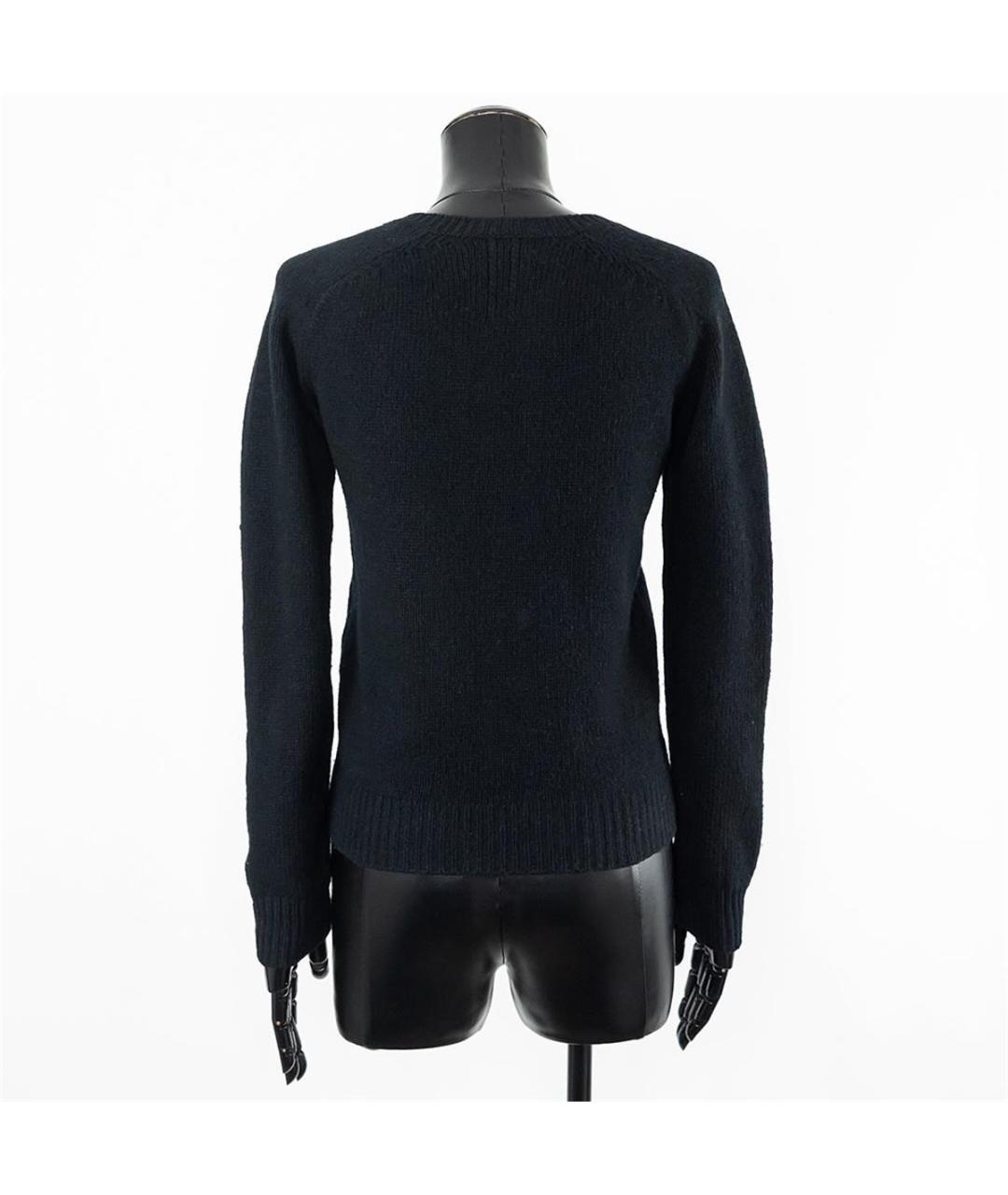 SAINT LAURENT Черный шерстяной джемпер / свитер, фото 3