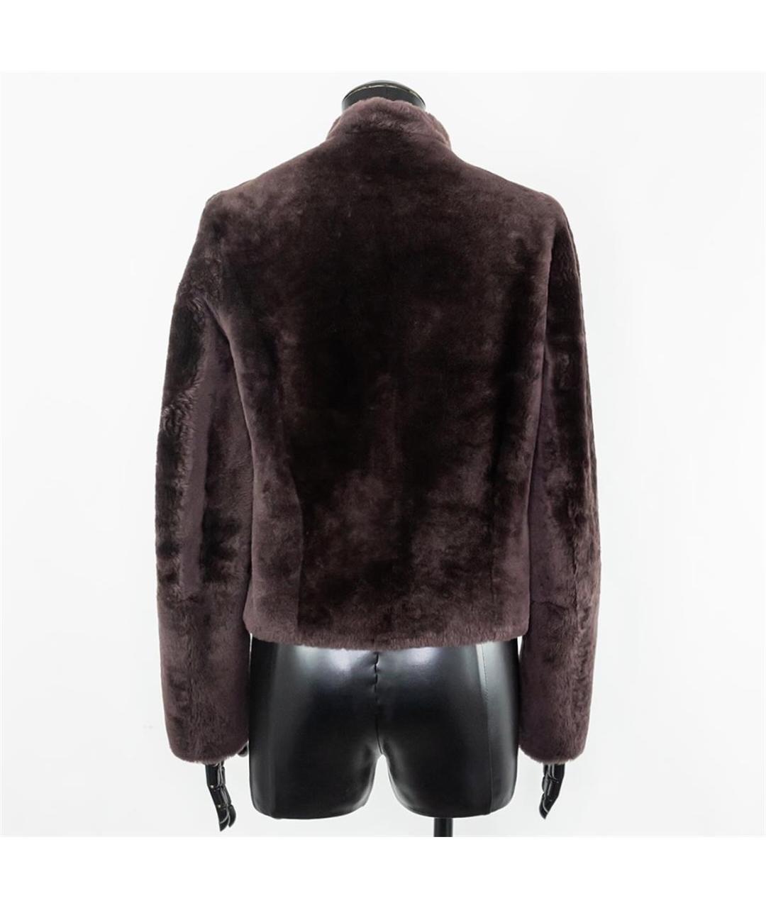 BRUNELLO CUCINELLI Коричневая льняная дубленка, фото 3
