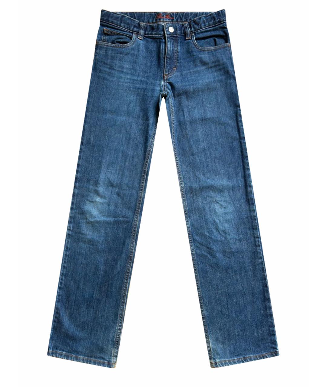 LORO PIANA Синие хлопковые детские джинсы, фото 1