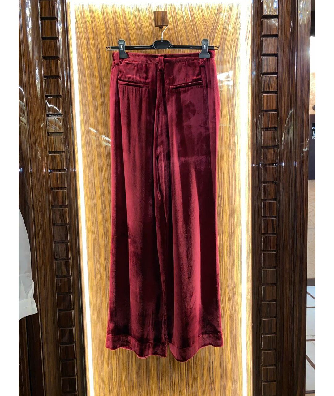 SONIA RYKIEL Бордовый бархатный костюм с брюками, фото 3