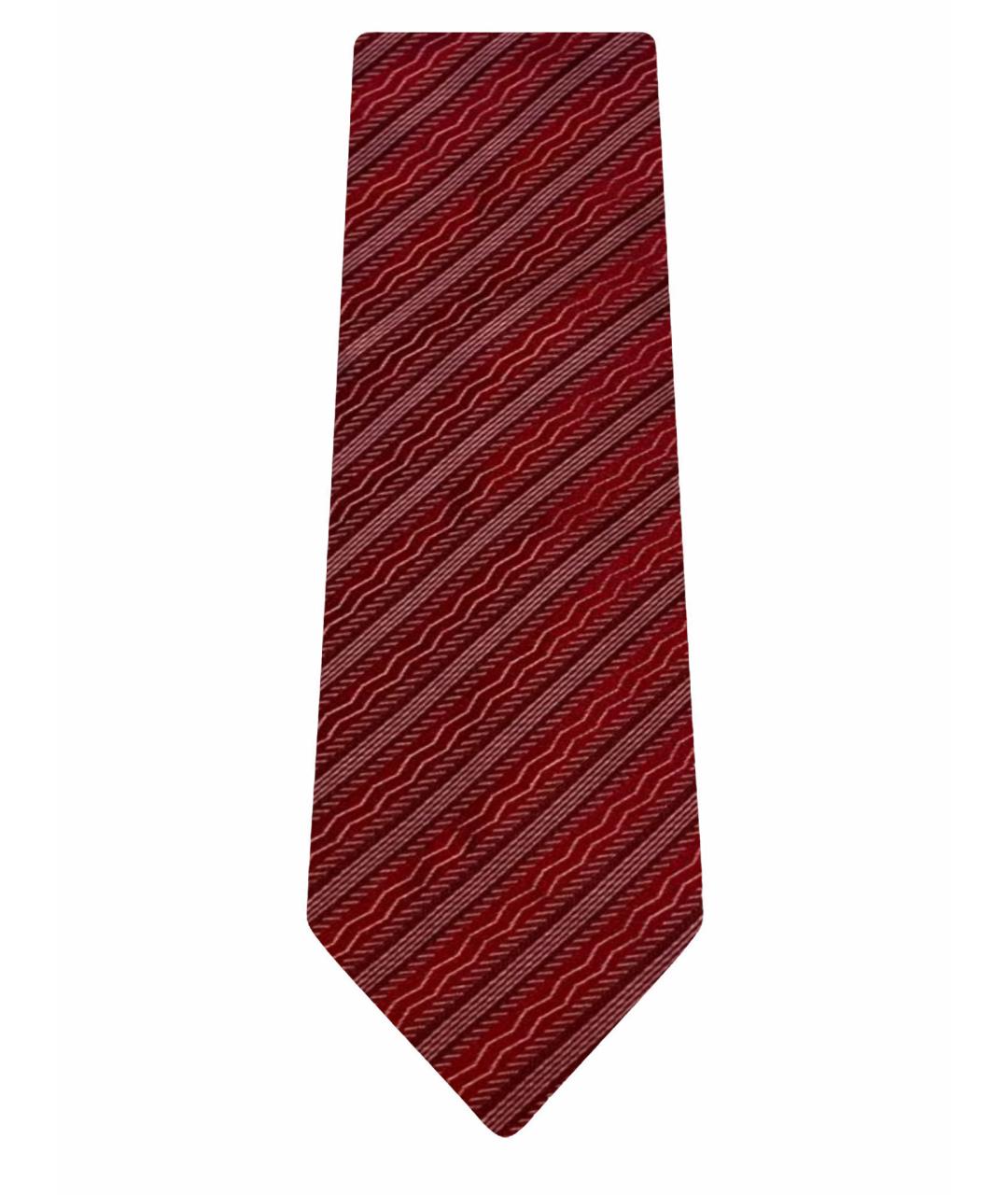 GUY LAROCHE Красный шелковый галстук, фото 1