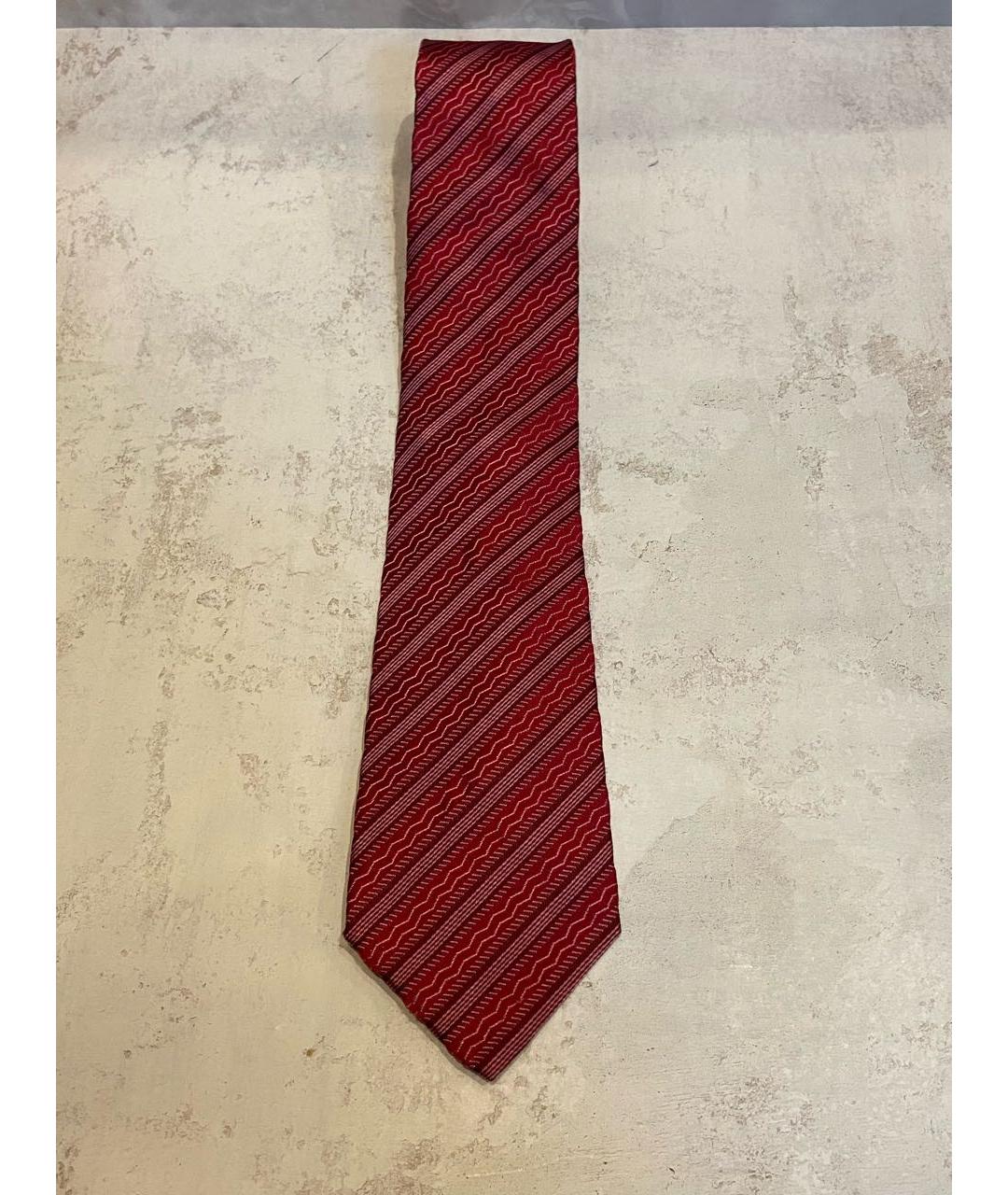 GUY LAROCHE Красный шелковый галстук, фото 9