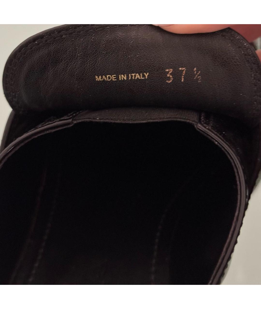 PRADA Черные кожаные лоферы, фото 3