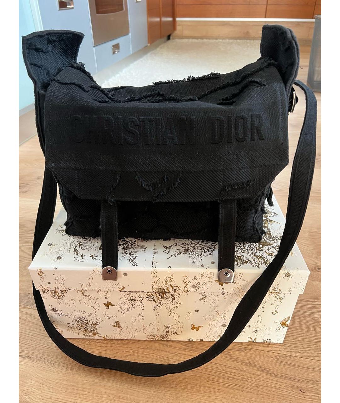 CHRISTIAN DIOR PRE-OWNED Черная сумка через плечо, фото 8