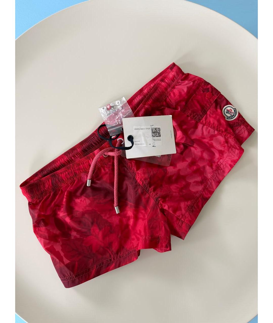 MONCLER Красные шорты, фото 2