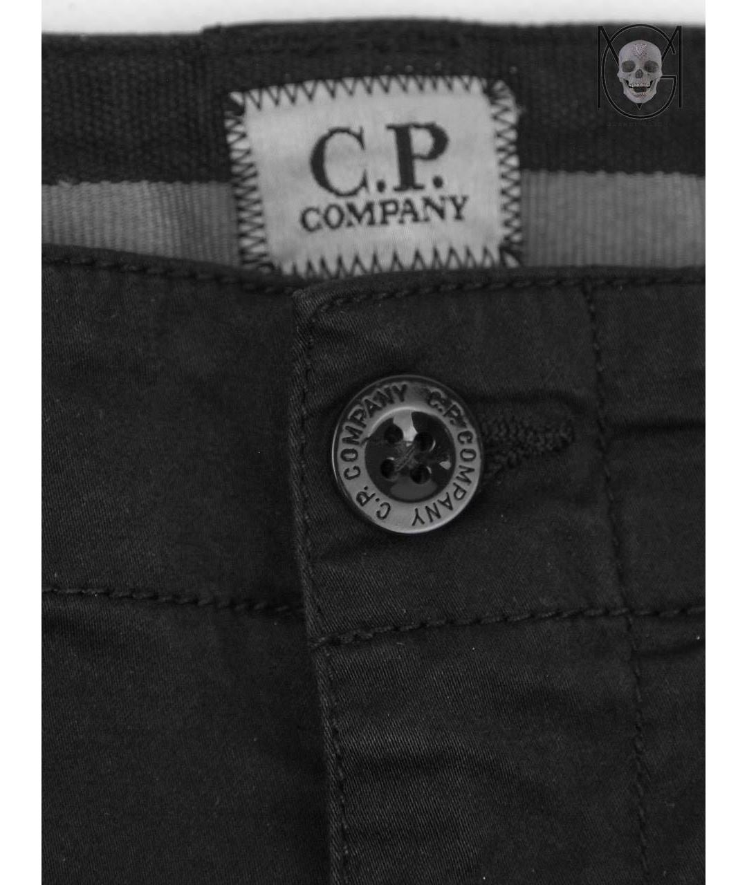 CP COMPANY Черные хлопковые шорты, фото 3