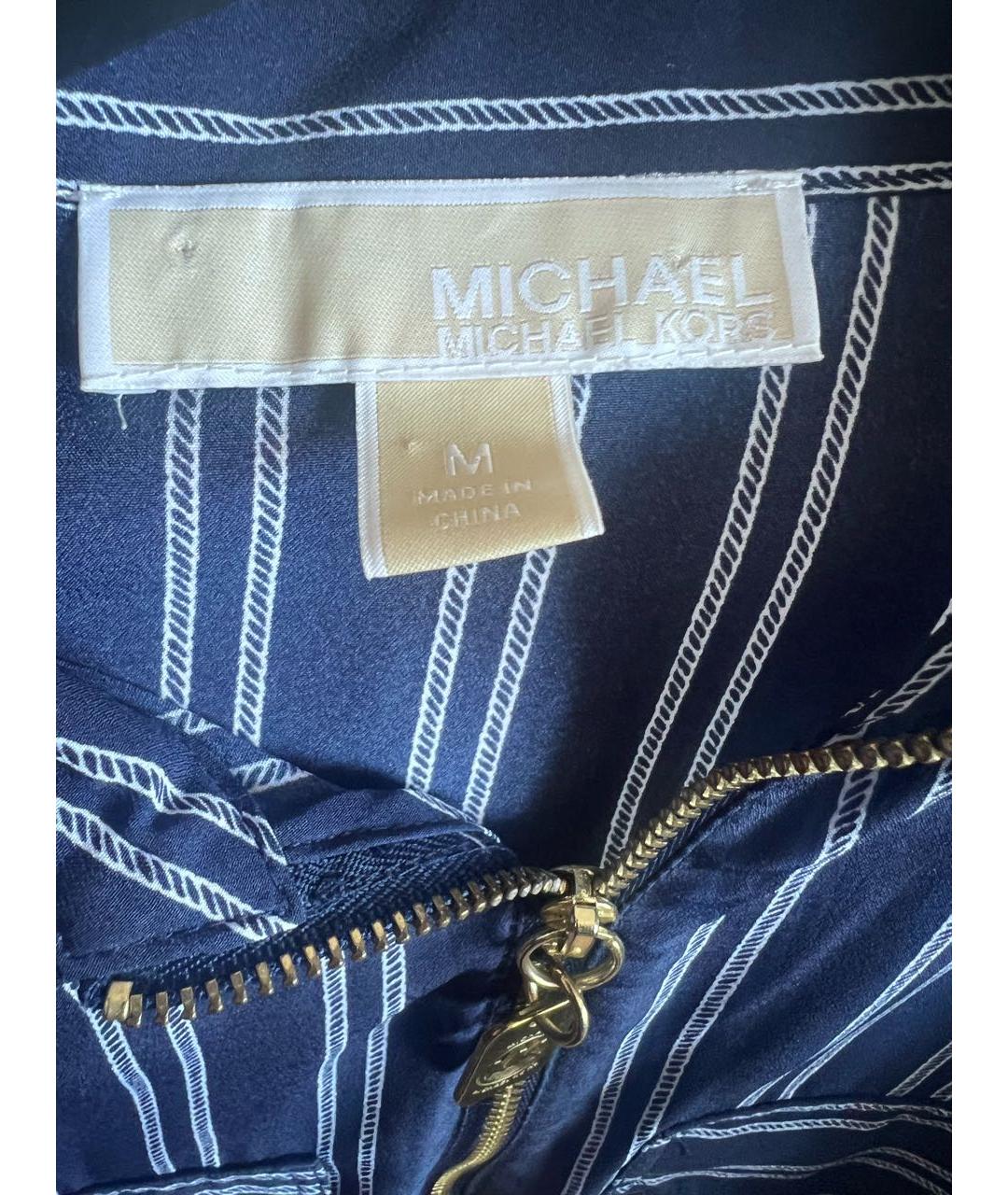 MICHAEL KORS Темно-синяя блузы, фото 3