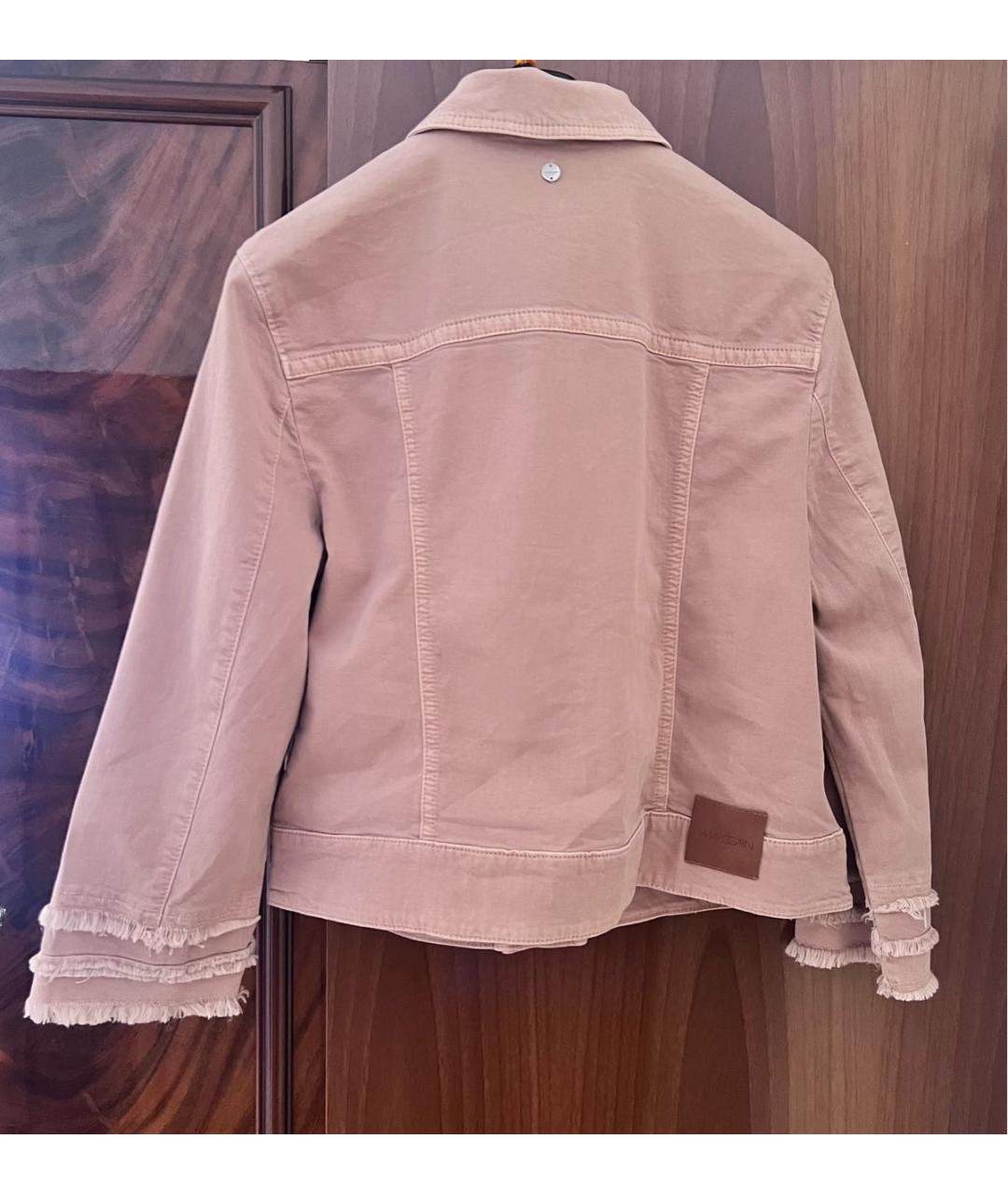 MARC CAIN Розовая хлопковая куртка, фото 2