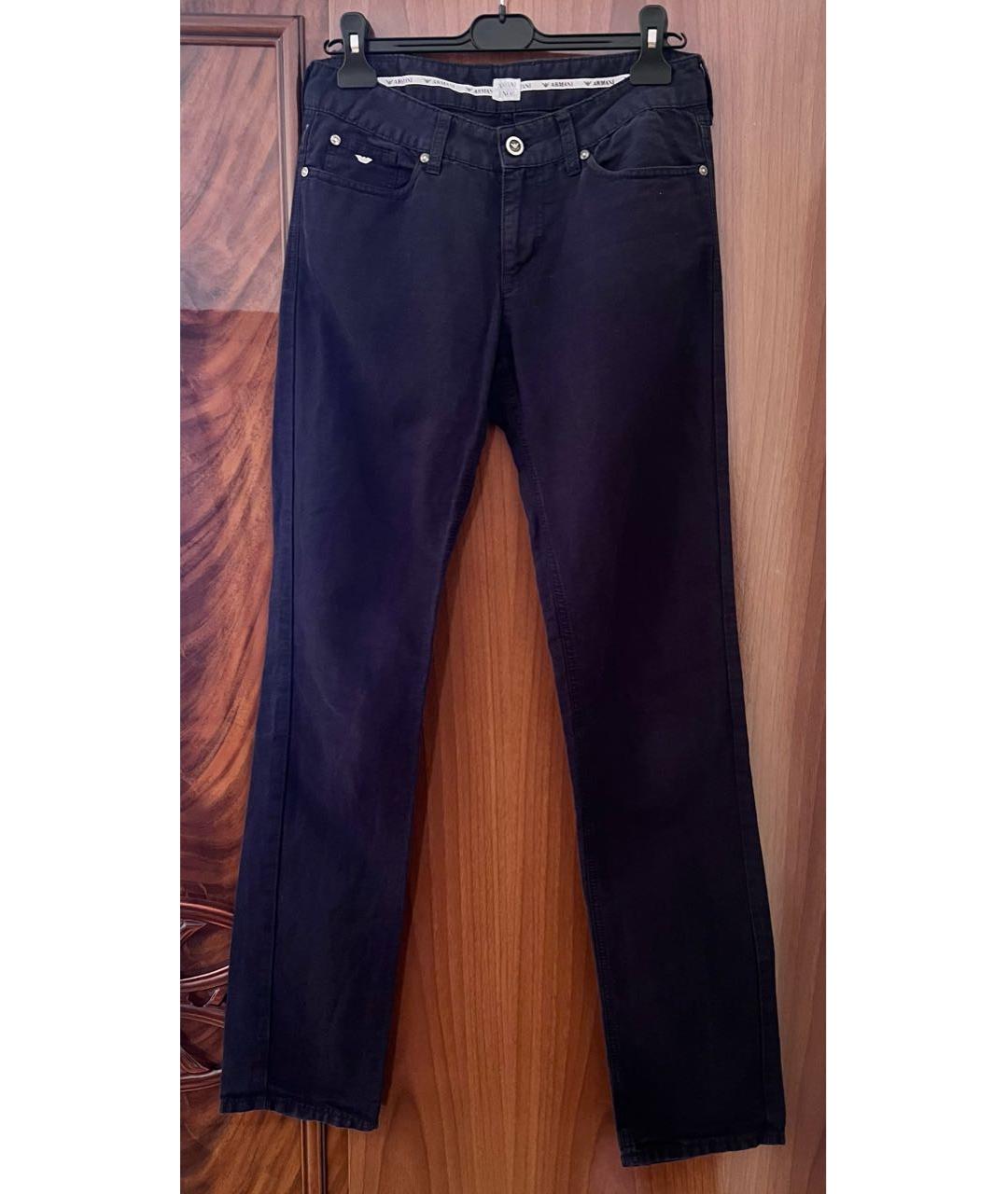 ARMANI JUNIOR Темно-синие брюки и шорты, фото 4