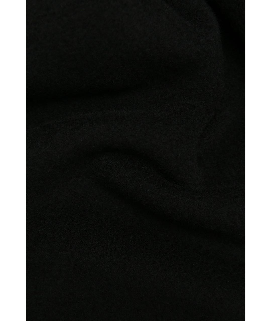 ACNE STUDIOS Черный шерстяной шарф, фото 2