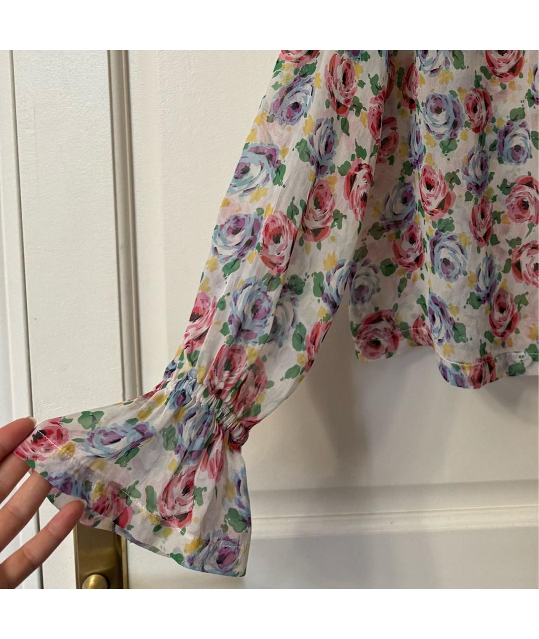 DOLCE&GABBANA Мульти шелковая блузы, фото 4