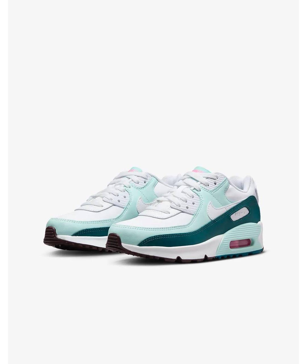 NIKE Белые кожаные кроссовки, фото 3