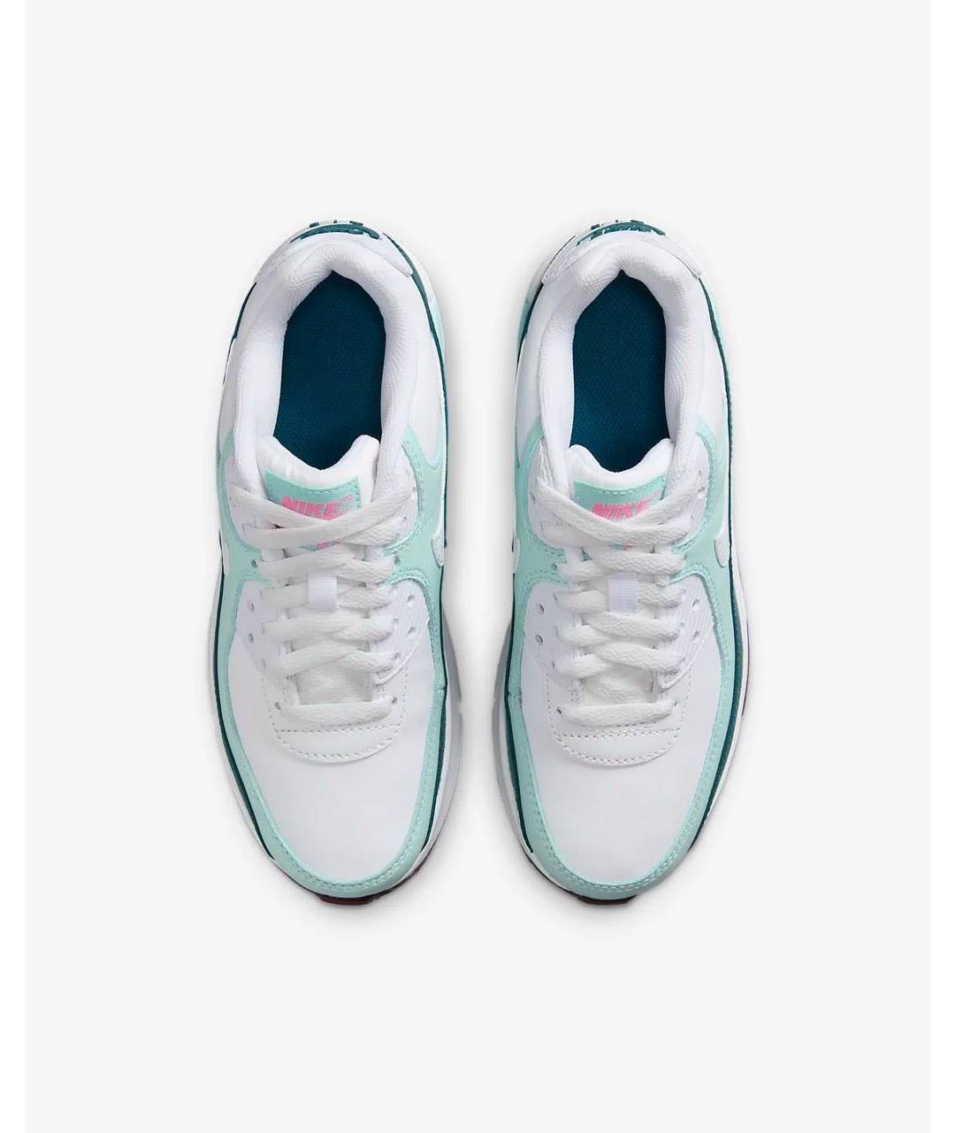 NIKE Белые кожаные кроссовки, фото 2