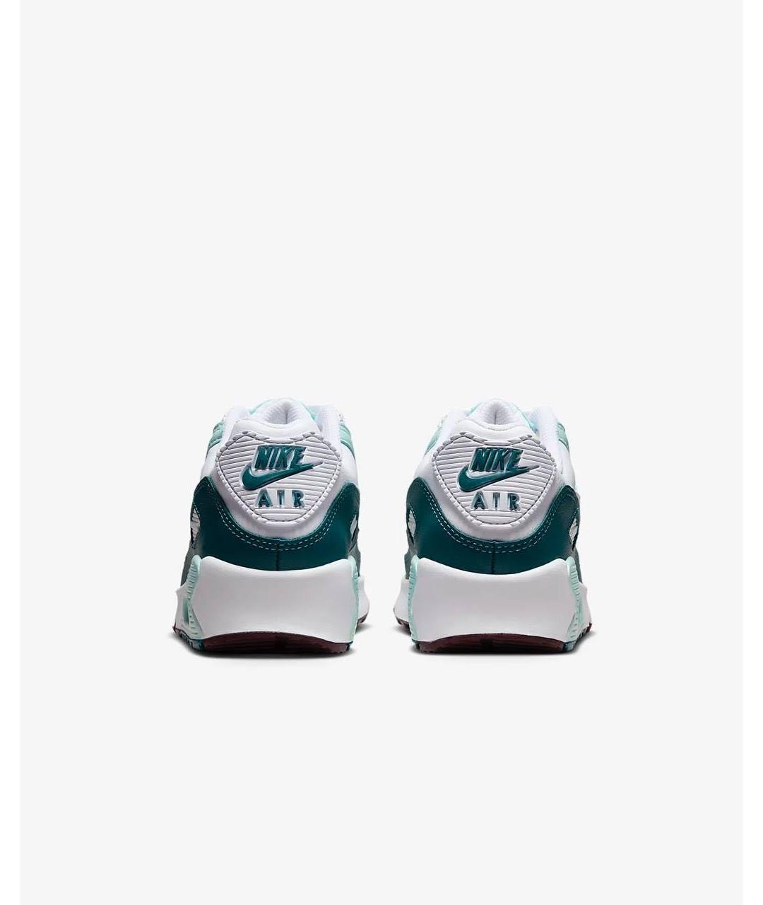 NIKE Белые кожаные кроссовки, фото 4
