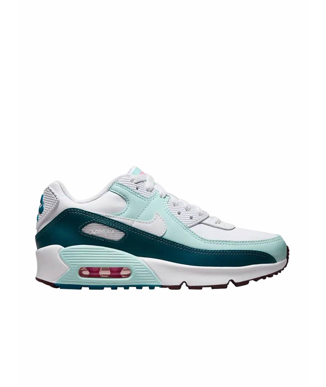 NIKE Белые кожаные кроссовки, фото 1
