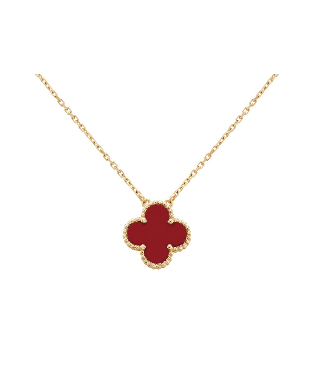 VAN CLEEF & ARPELS Красная подвеска из желтого золота, фото 6