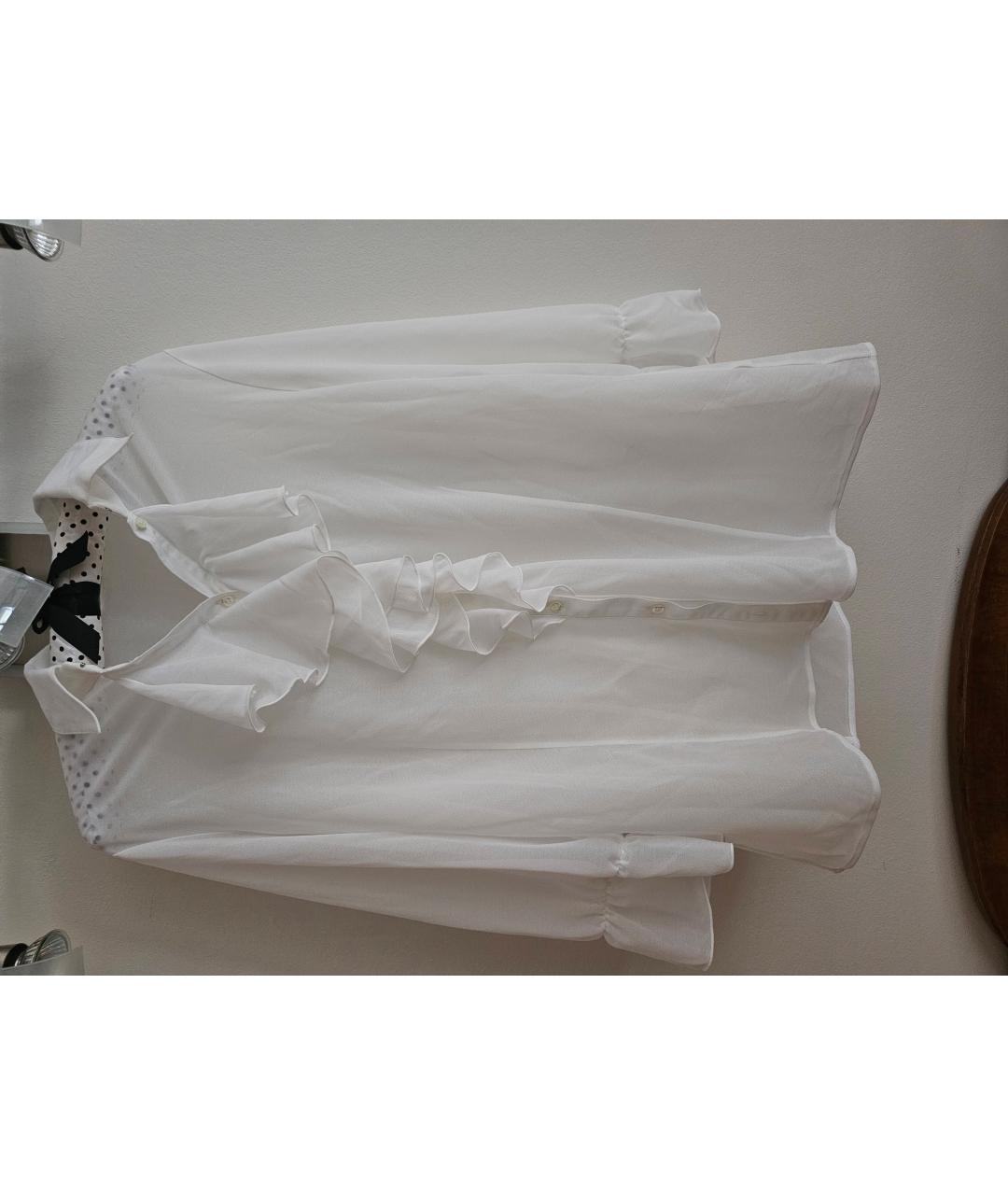WOLFORD Белая полиэстеровая блузы, фото 5