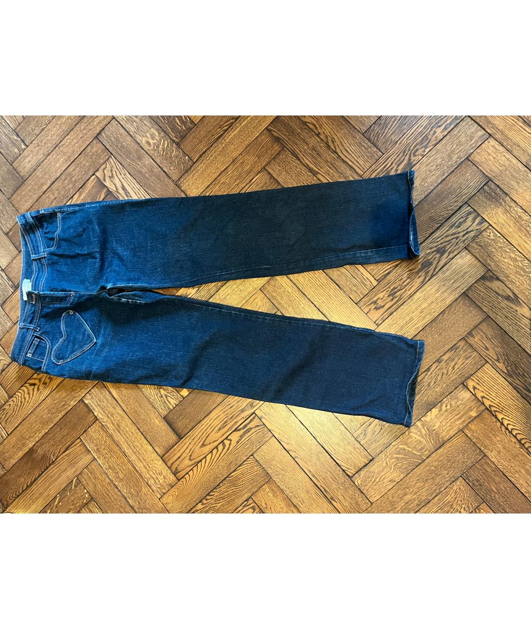 CHRISTIAN DIOR PRE-OWNED Синие хлопковые прямые джинсы, фото 7