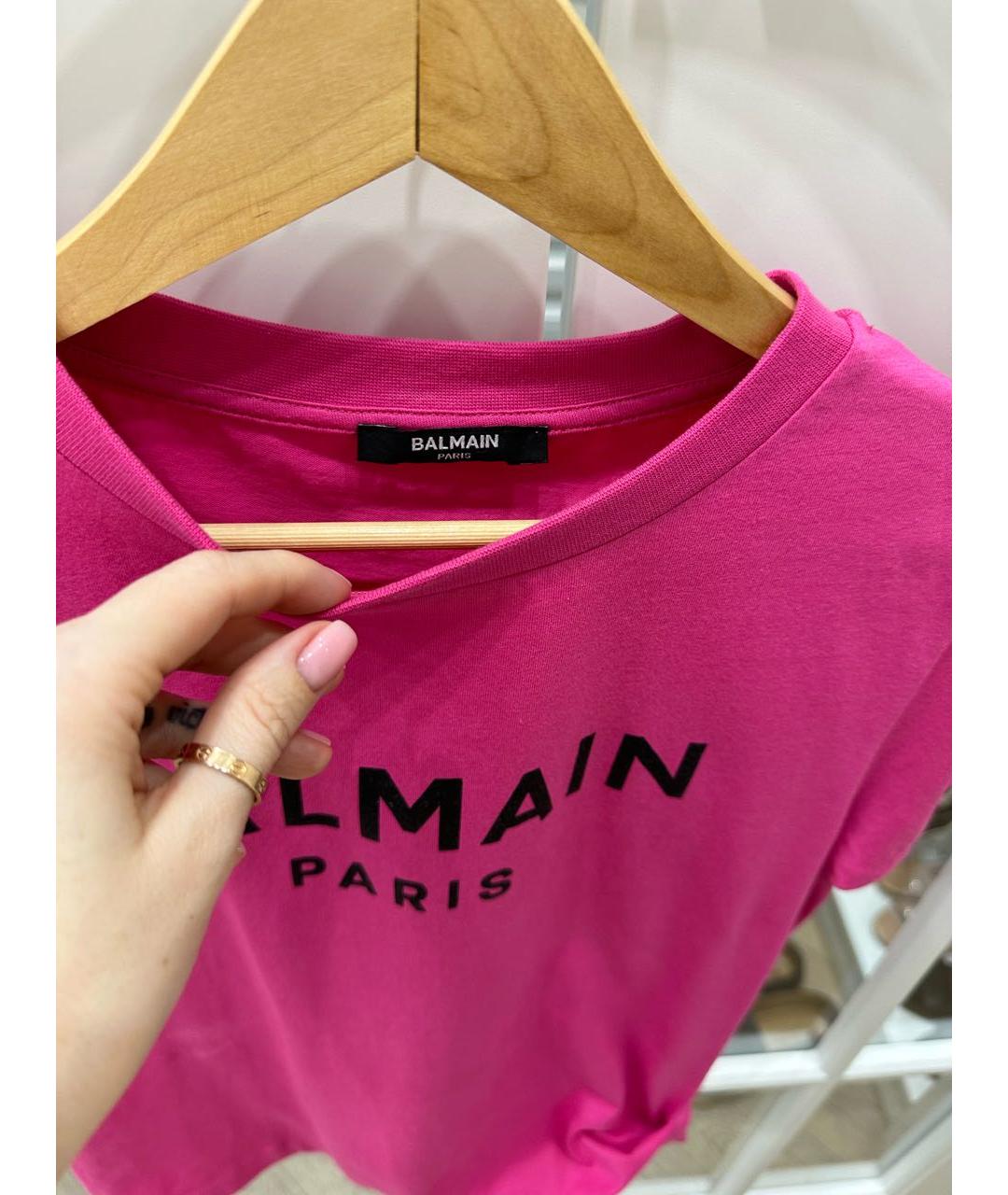 BALMAIN Розовый детская футболка / топ, фото 4