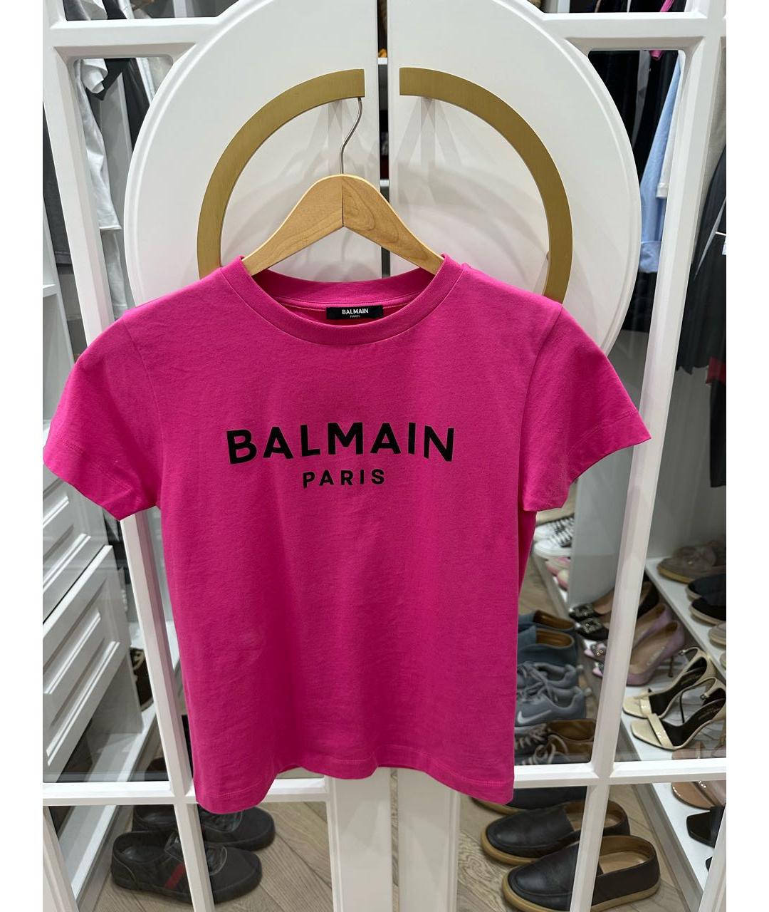 BALMAIN Розовый детская футболка / топ, фото 5