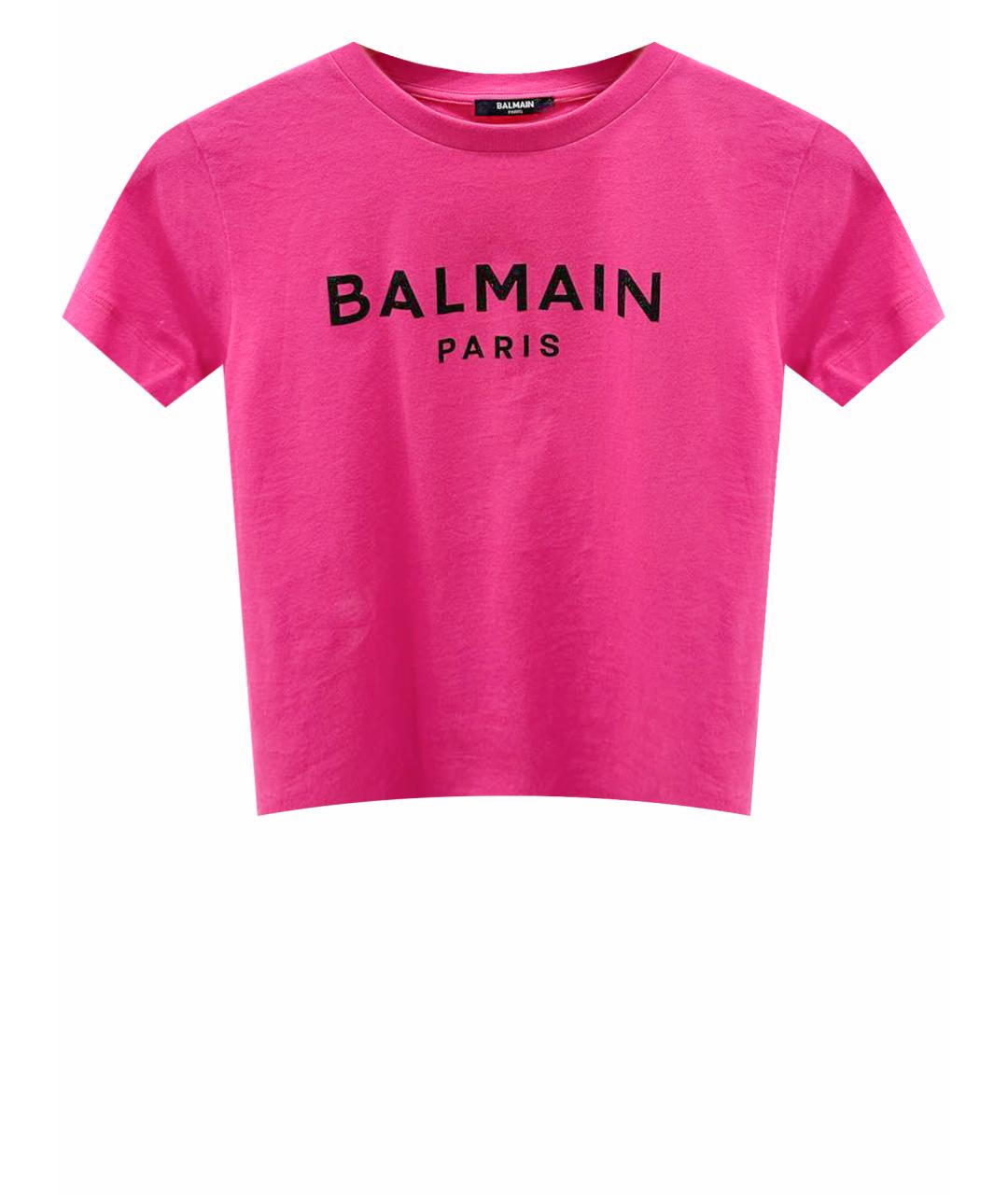 BALMAIN Розовый детская футболка / топ, фото 1