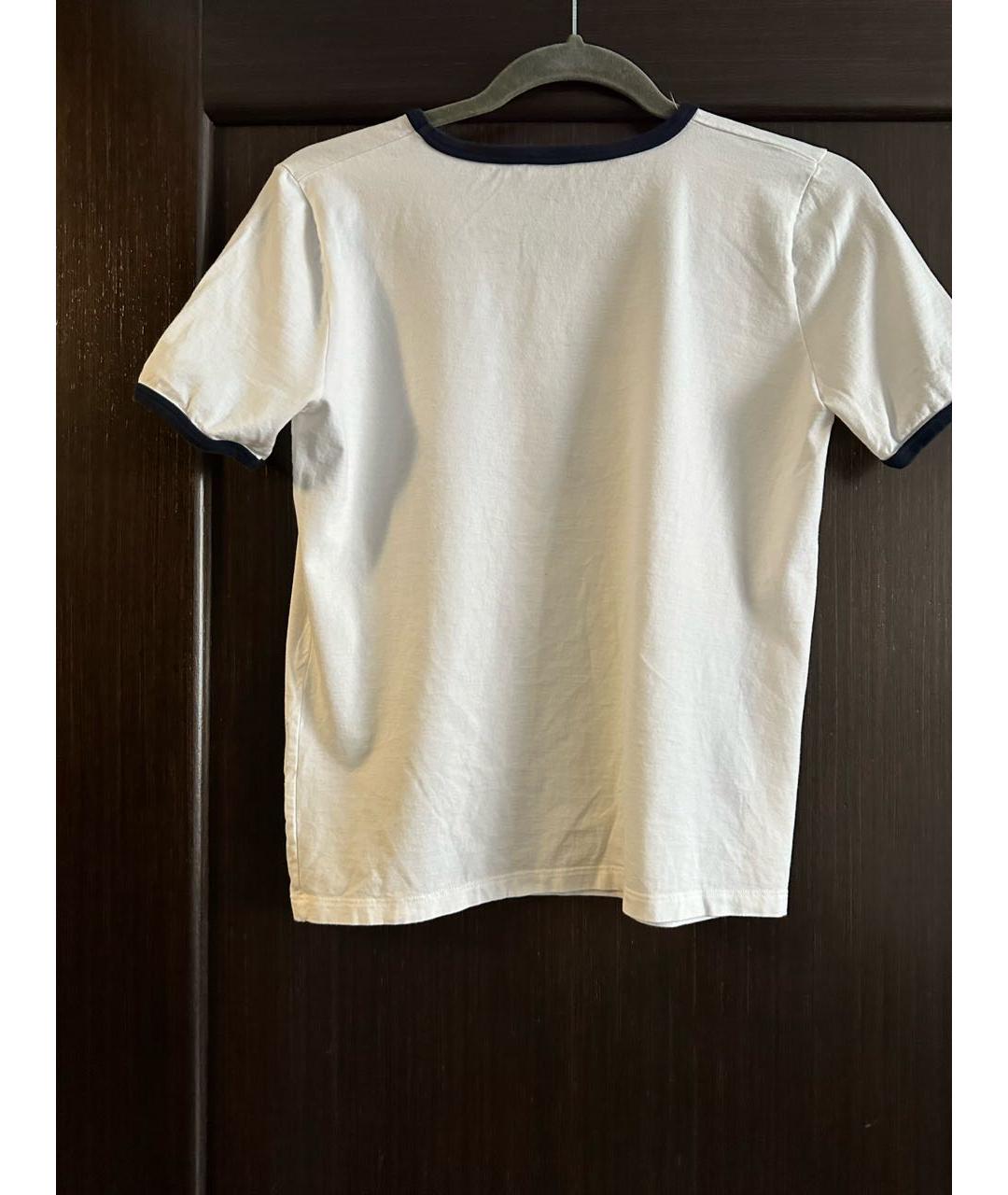 CELINE PRE-OWNED Белая хлопковая футболка, фото 2