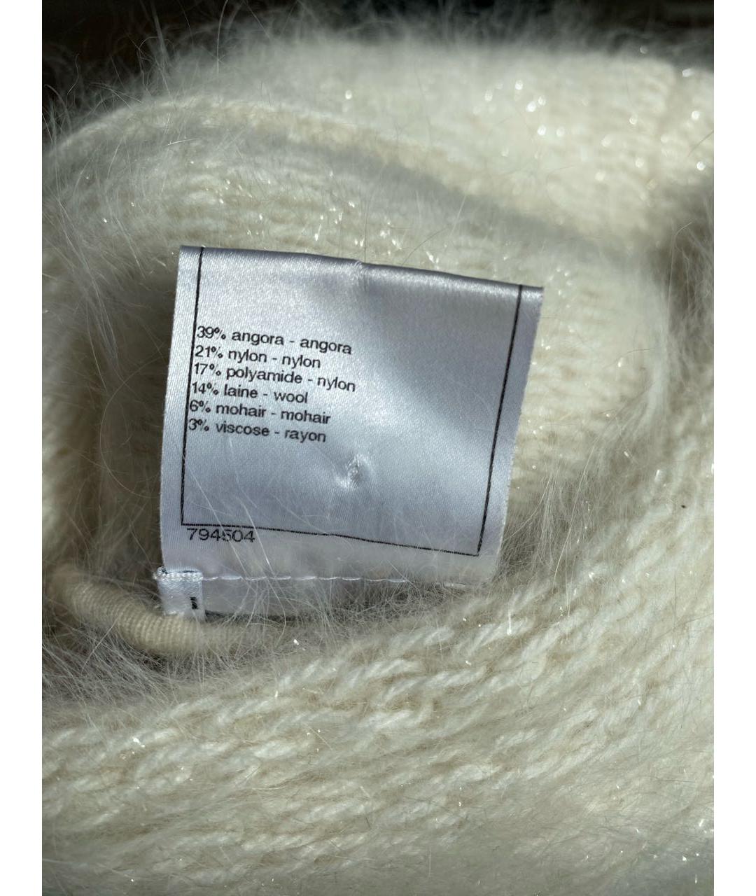 CHANEL PRE-OWNED Белый джемпер / свитер, фото 7