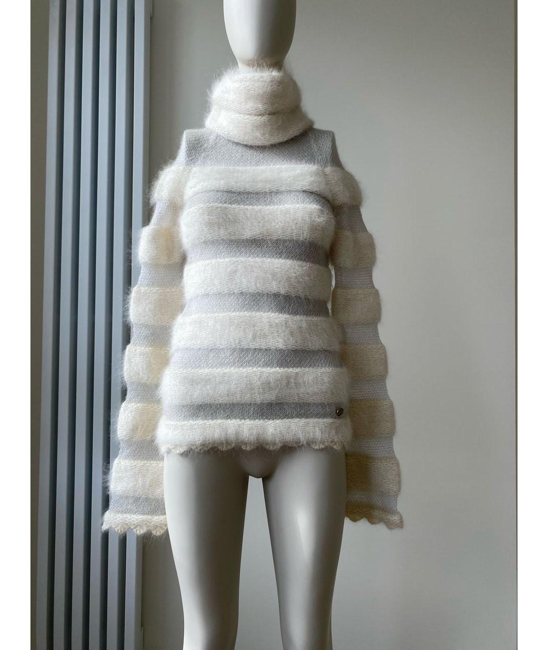 CHANEL PRE-OWNED Белый джемпер / свитер, фото 9