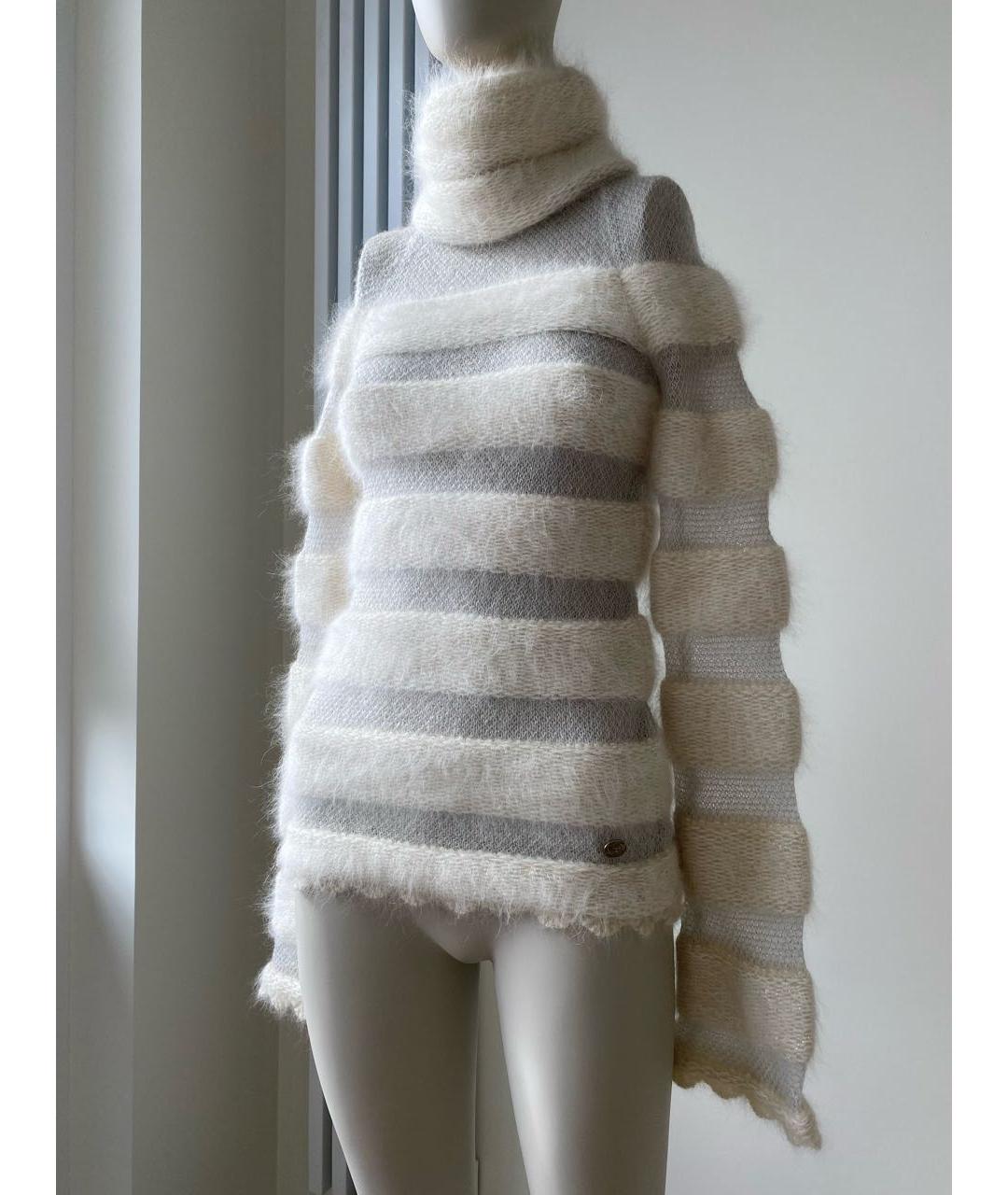 CHANEL PRE-OWNED Белый джемпер / свитер, фото 6