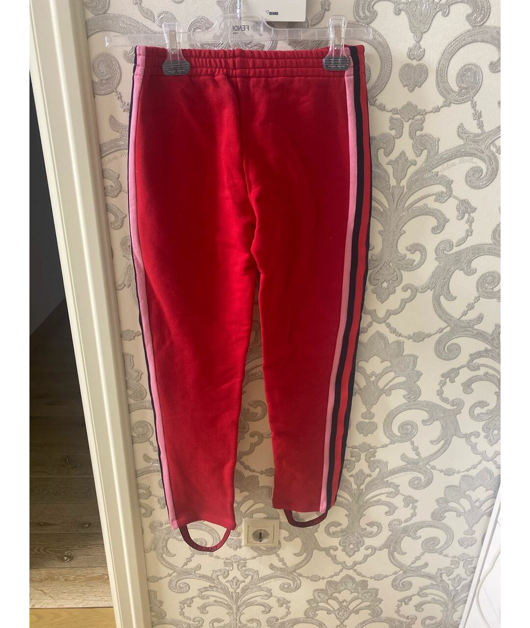 GUCCI Красные хлопковые брюки и шорты, фото 2