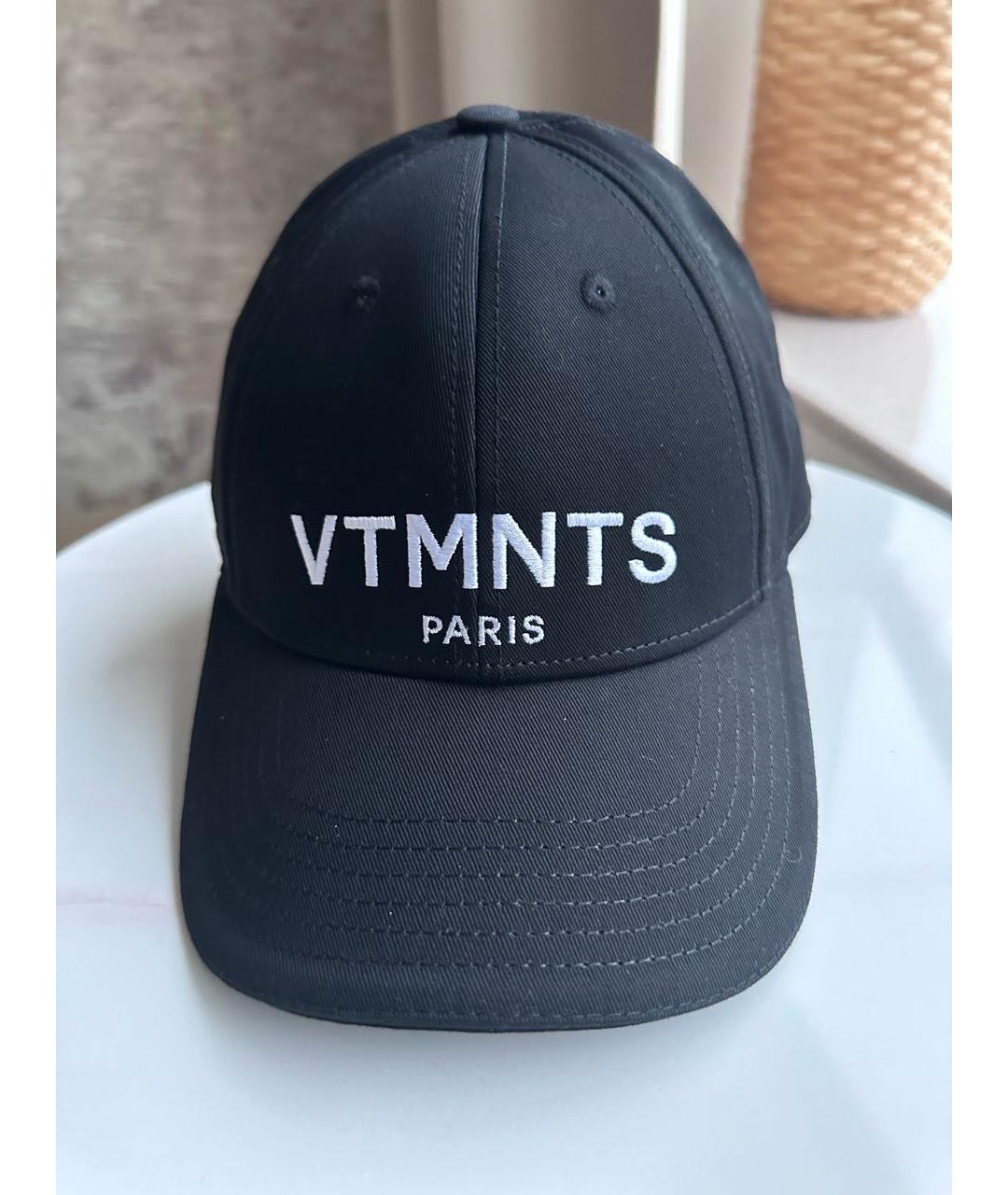 VTMNTS Черная хлопковая кепка, фото 9