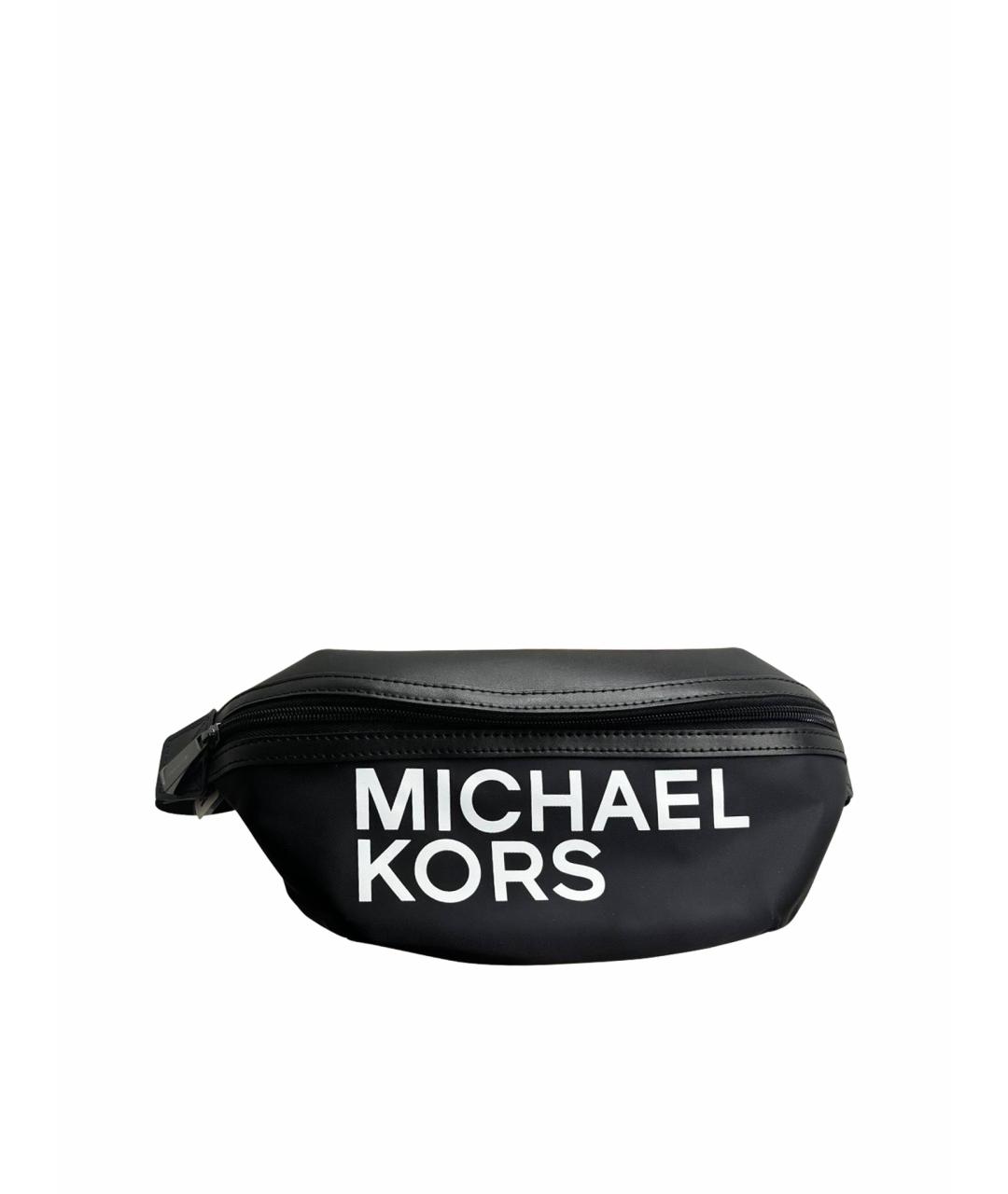 MICHAEL KORS Черная поясная сумка, фото 1