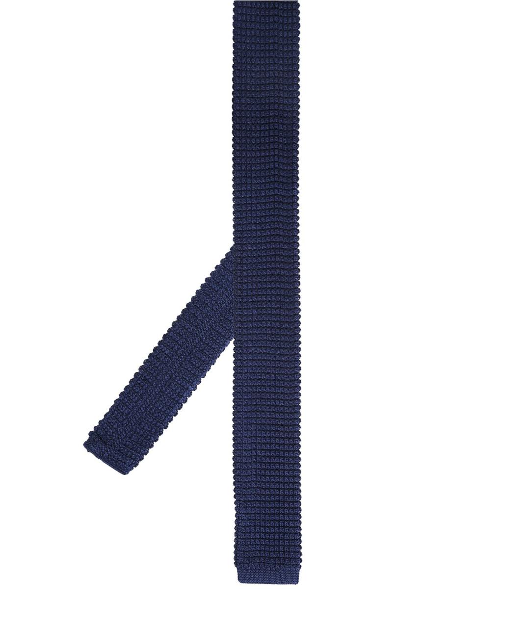 LANVIN Темно-синий шелковый галстук, фото 2