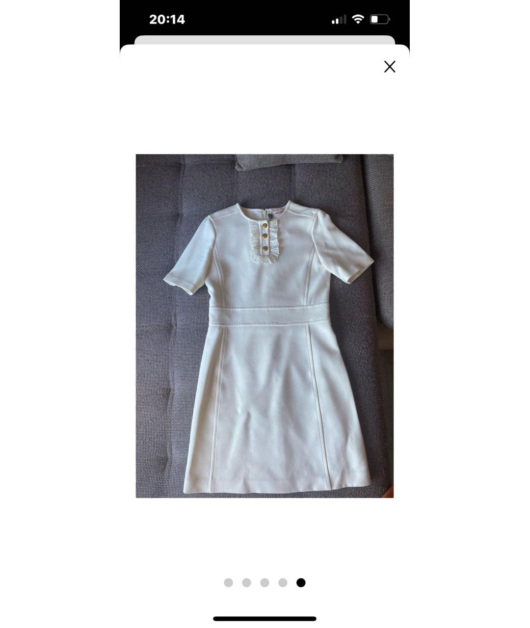 TORY BURCH Белое платье, фото 5