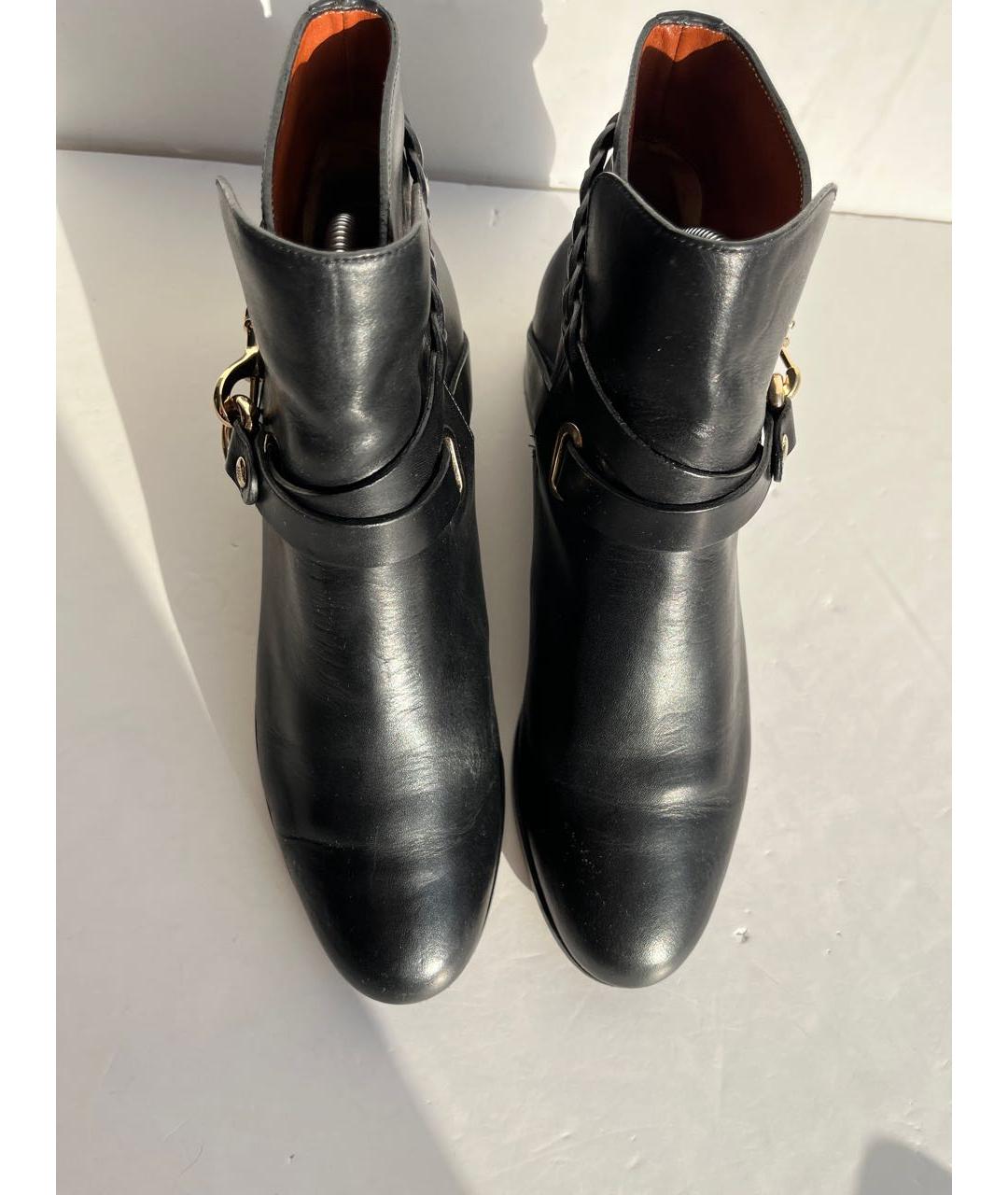 MULBERRY Черные кожаные ботинки, фото 4